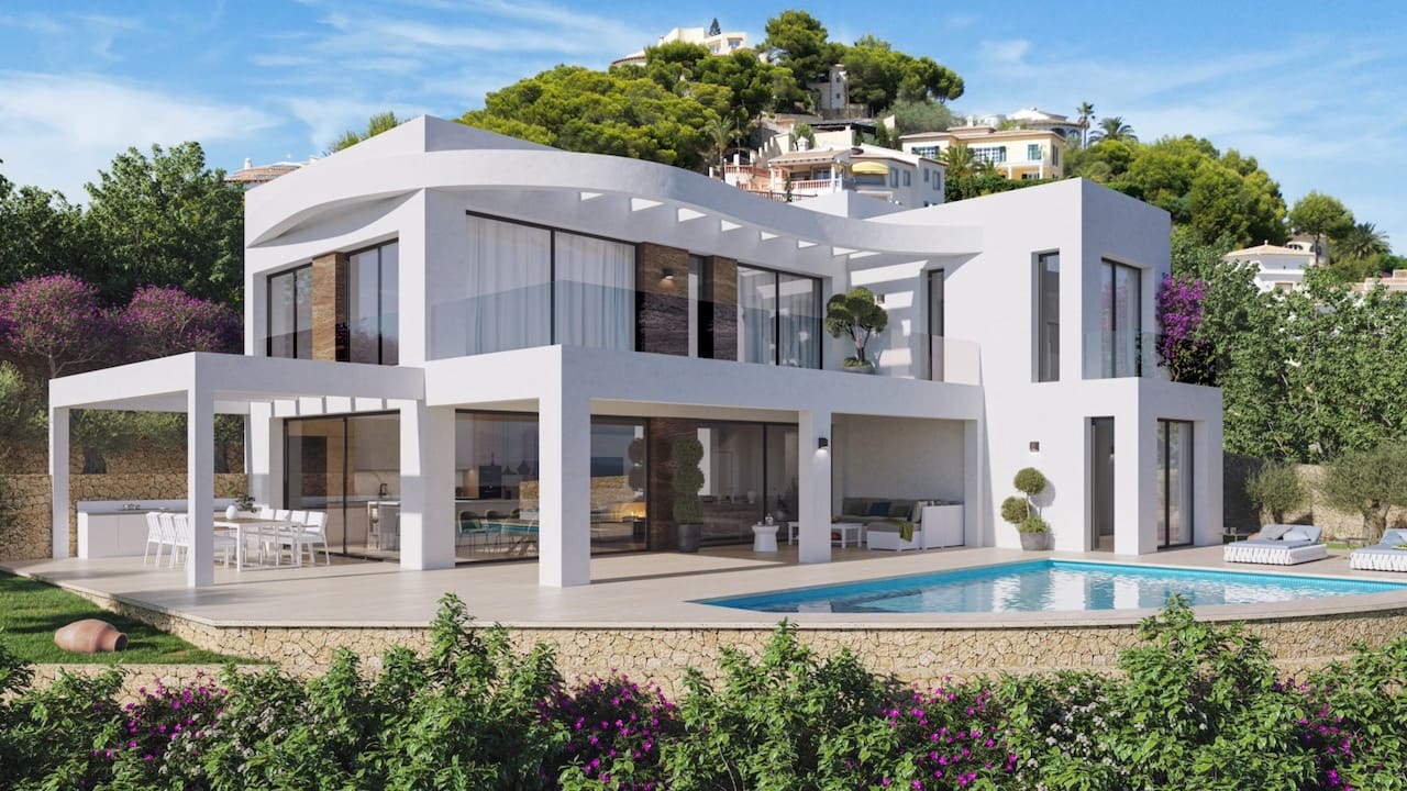 Chalet de 4 habitaciones en Moraira en venta con piscina - 1.890.000 € (Ref: 9056986)