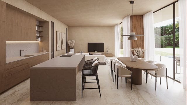 3 sypialnia Willa na sprzedaż w Pueblo, Calpe / Calp z basenem garażem - 1 190 000 € (Ref: 9109172)