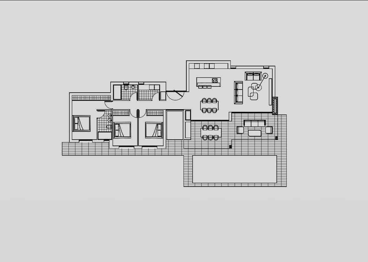 3 makuuhuone Huvila myytävänä paikassa Calpe / Calp mukana uima-altaan 
autotalli - 1 190 000 € (Ref: 9109172)
