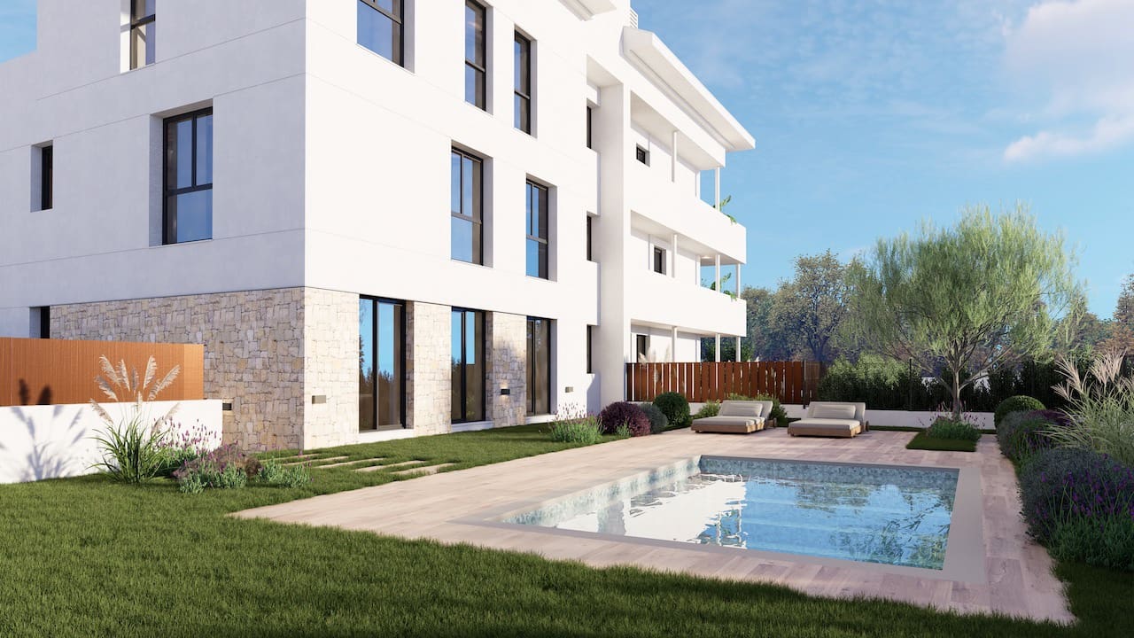 3 soveværelse Strandlejlighed til salg i Arenal med swimmingpool garage - € 703.500 (Ref: 9227436)