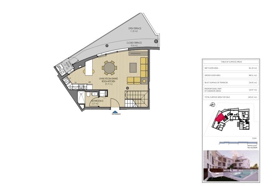 2 soveværelse Lejlighed til salg i Arenal med swimmingpool garage - € 495.000 (Ref: 9227889)