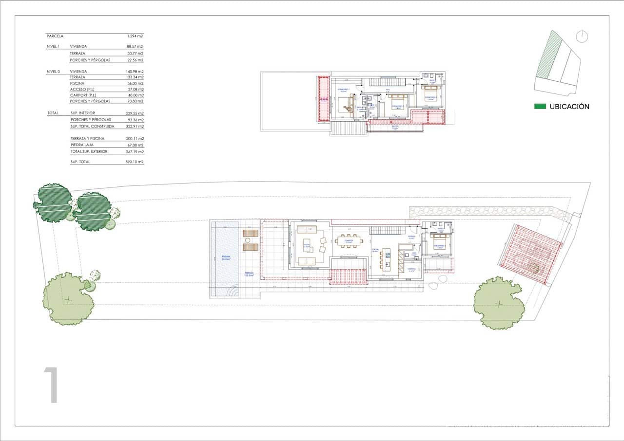 Chalet de 4 habitaciones en Moraira en venta con piscina - 1.795.000 € (Ref: 9231291)
