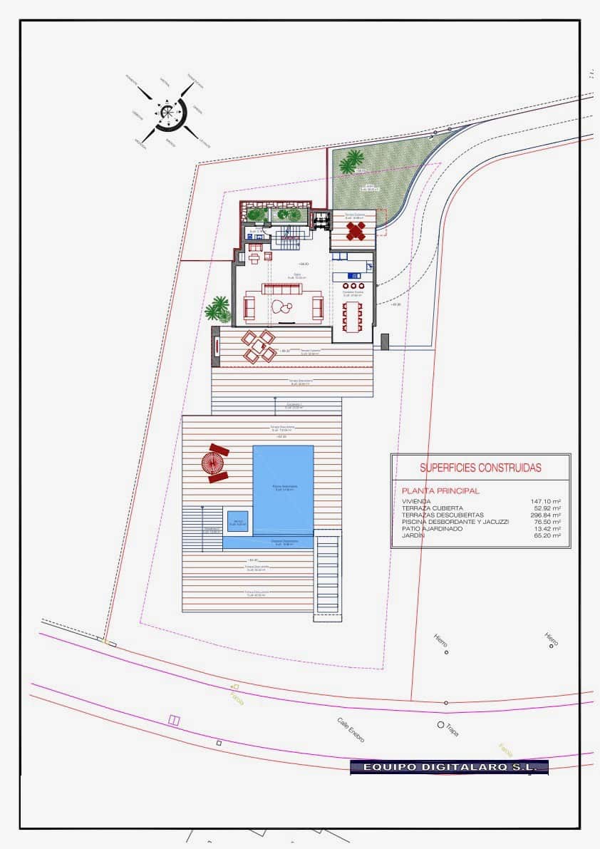 Chalet de 3 habitaciones en Moraira en venta con piscina garaje - 6.000.000 € (Ref: 9337035)