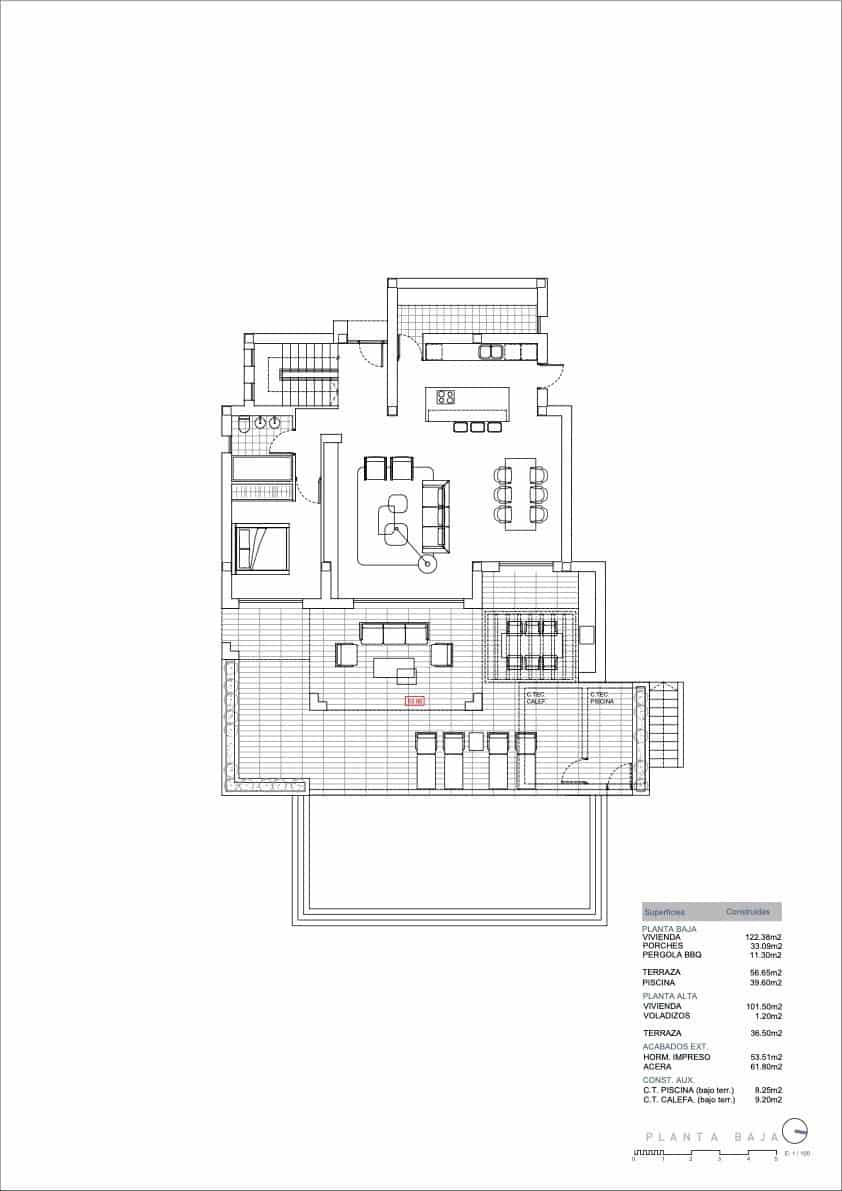 4 makuuhuone Huvila myytävänä paikassa Benissa mukana uima-altaan - 2 175 000 € (Ref: 9360782)
