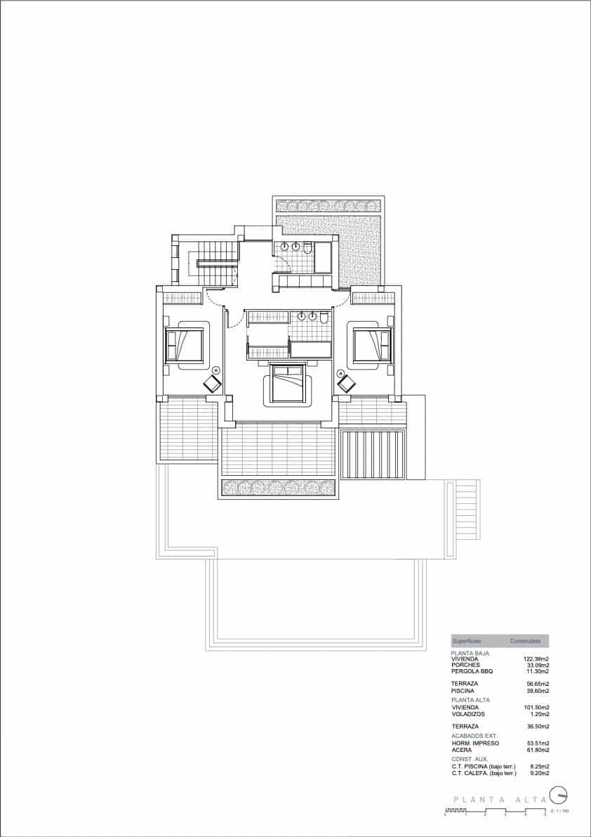 4 makuuhuone Huvila myytävänä paikassa Benissa mukana uima-altaan - 2 175 000 € (Ref: 9360782)