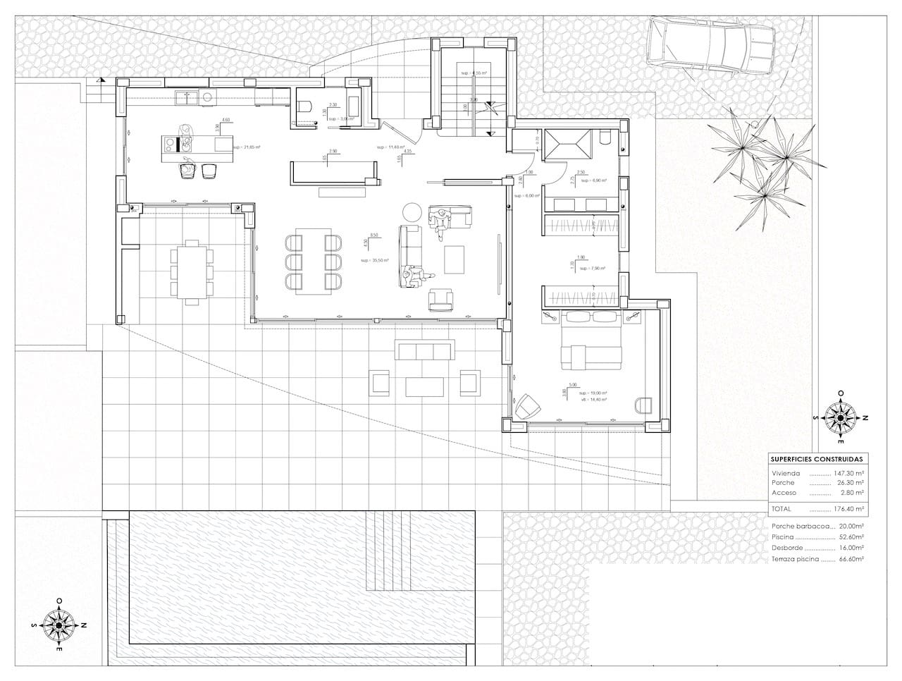 4 soveværelse Villa til salg i Moraira med swimmingpool - € 1.995.000 (Ref: 9426499)