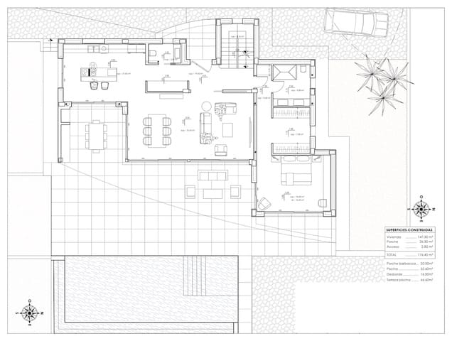 4 soveværelse Villa til salg i Moraira, Teulada-Moraira med swimmingpool - € 1.995.000 (Ref: 9426499)