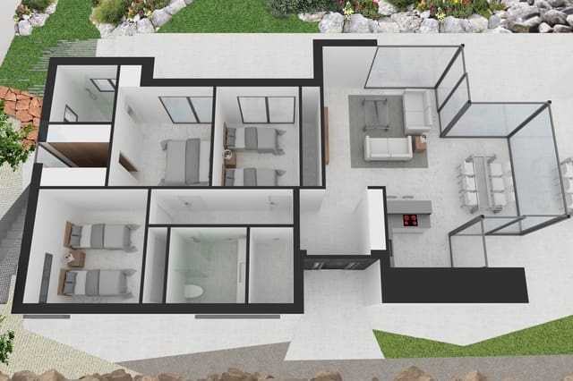 3 makuuhuone Huvila myytävänä paikassa Dénia mukana uima-altaan - 985 000 € (Ref: 9454719)