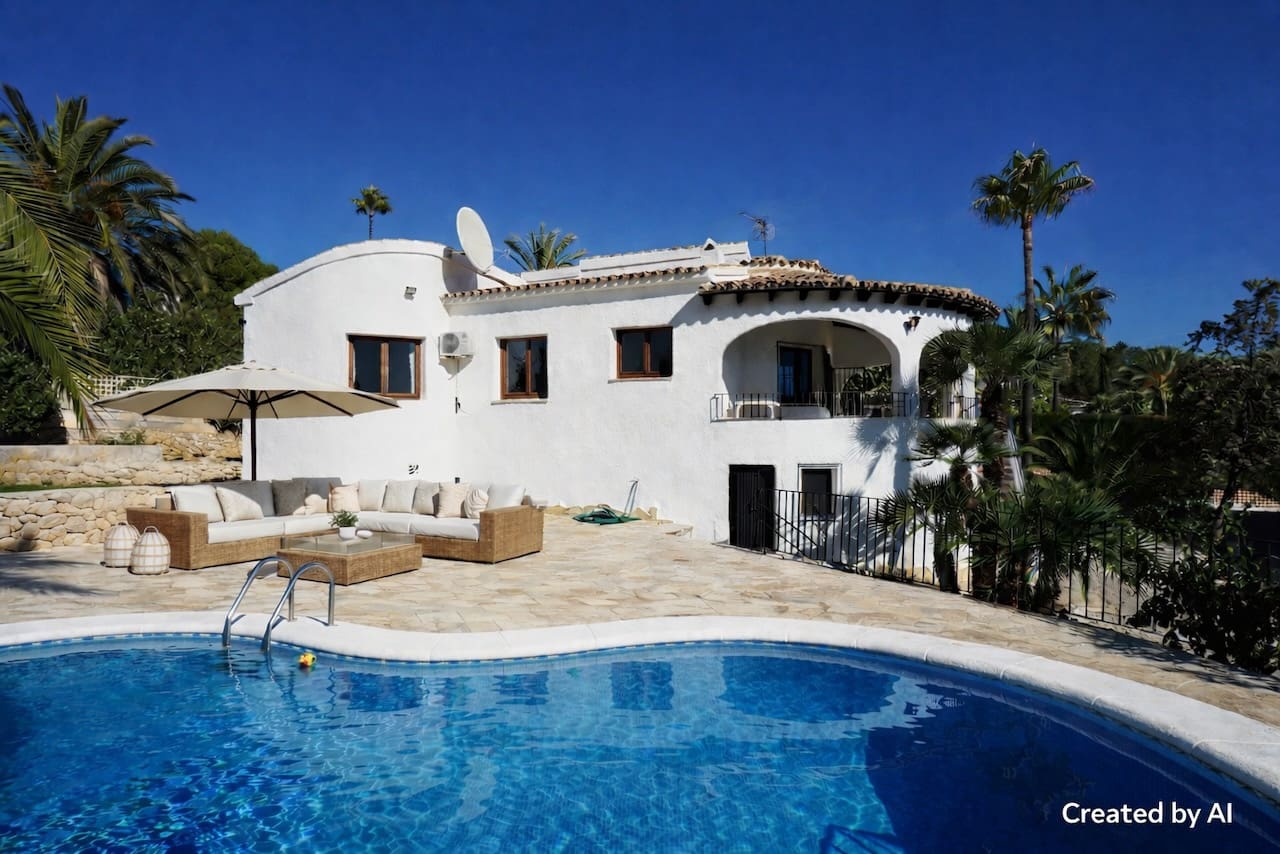 4 soveværelse Villa til salg i Moraira med swimmingpool - € 795.000 (Ref: 9511391)