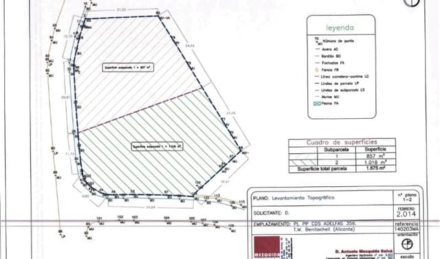 Building Plot for sale in Cumbre del Sol, Benitachell / Benitatxell - € 196,000 (Ref: 9709069)