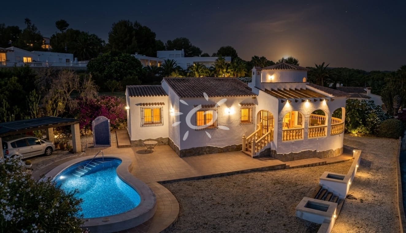 3 makuuhuone Huvila myytävänä paikassa Moraira mukana uima-altaan - 595 000 € (Ref: 9946573)