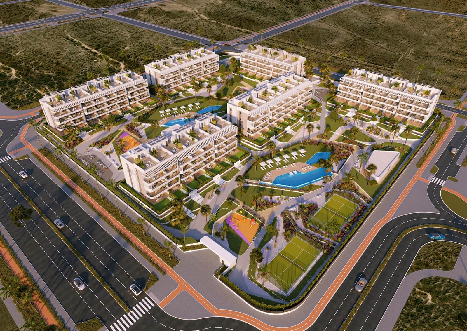 3 sypialnia Apartament na sprzedaż w Torrevieja z basenem garażem - 370 000 € (Ref: 10007557)