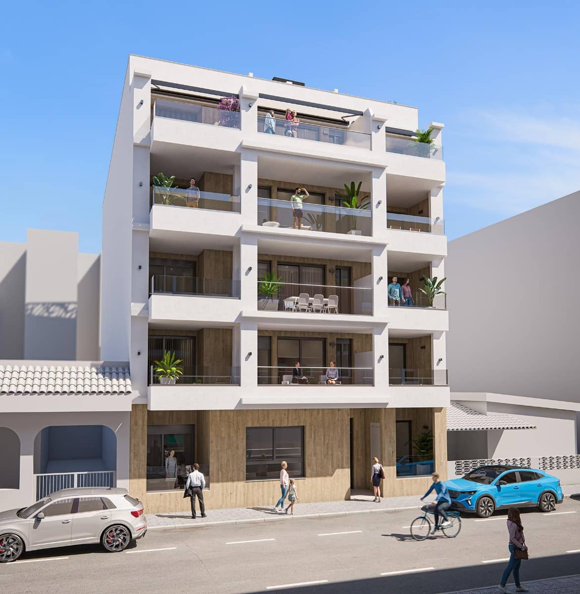 2 soverom Leilighet til salgs i Torrevieja med svømmebasseng - € 240 000 (Ref: 10007901)