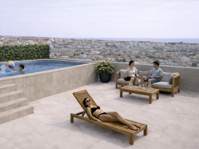 2 soverom Penthouse til salgs i Centro - Muelle Pesquero, Torrevieja med svømmebasseng - € 412 000 (Ref: 10016526)