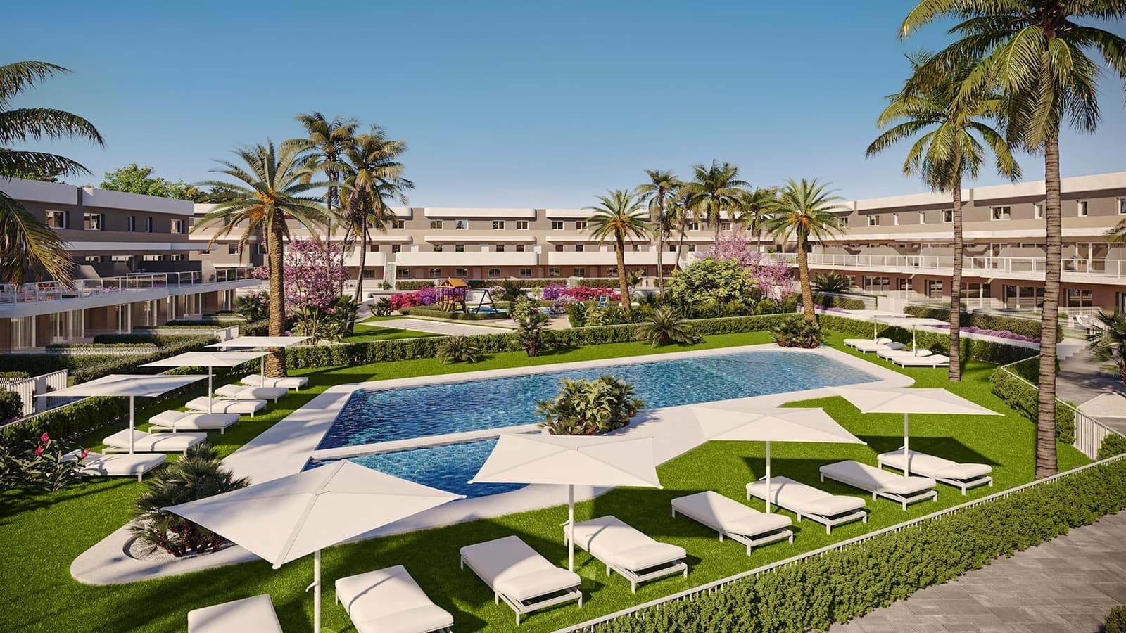 3 sovrum Lägenhet till salu i Monforte del Cid med pool garage - 290 000 € (Ref: 10023121)