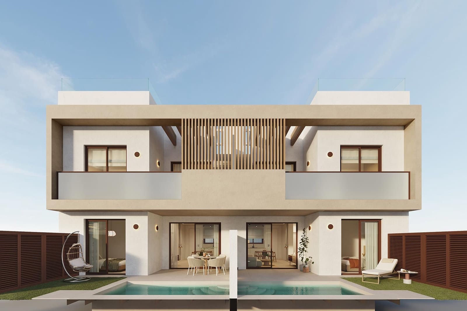 2 soverom Bungalow til salgs i San Pedro del Pinatar med svømmebasseng garasje - € 309 900 (Ref: 10031003)