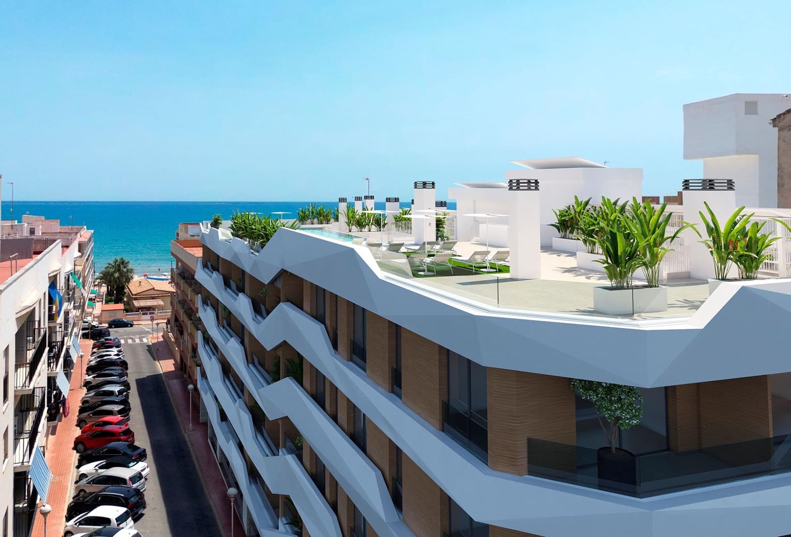 2 Zimmer Penthouse zu verkaufen in Guardamar del Segura mit Pool Garage - 352.000 € (Ref: 10073225)