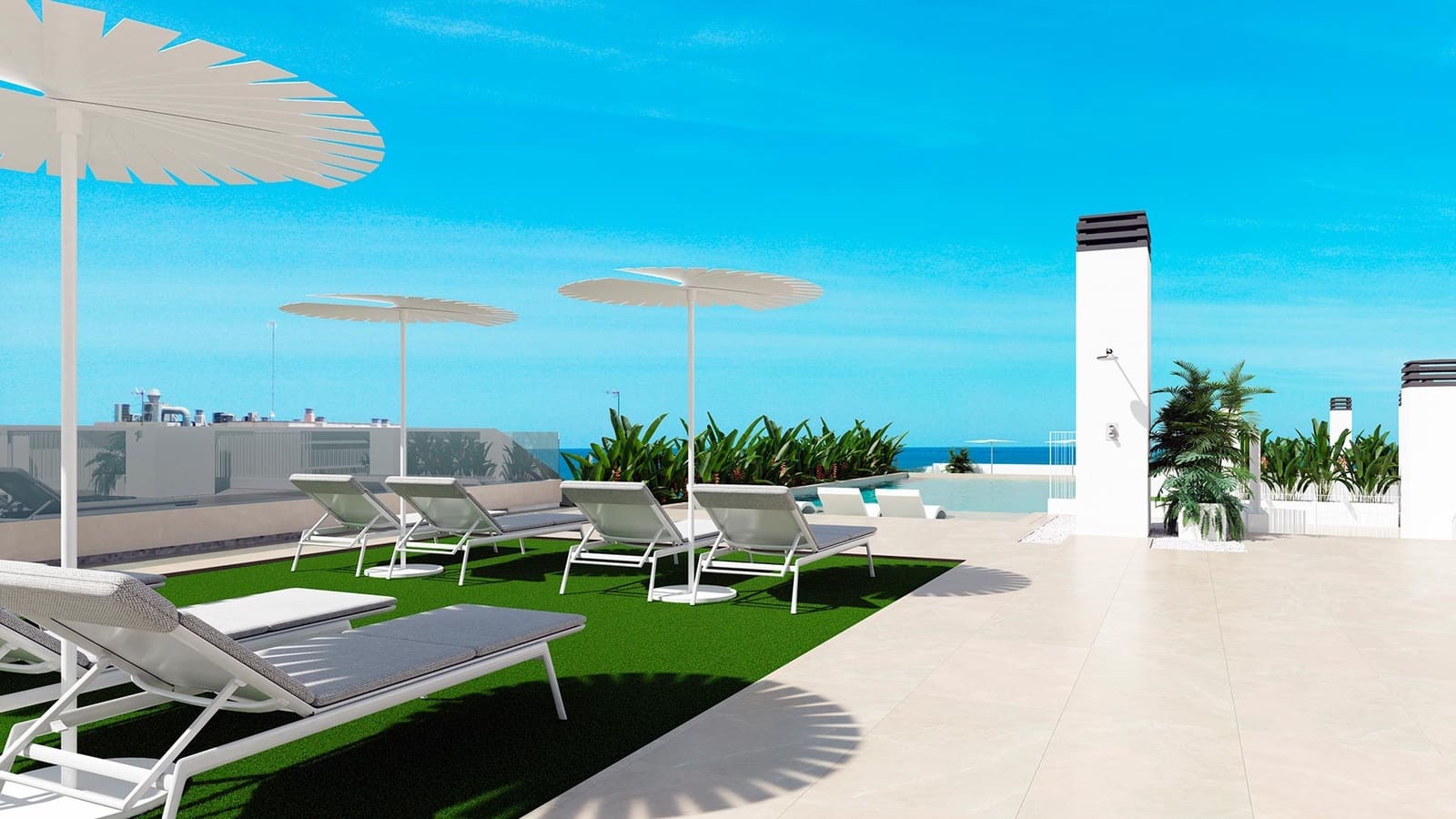 2 Zimmer Penthouse zu verkaufen in Guardamar del Segura mit Pool Garage - 352.000 € (Ref: 10073225)