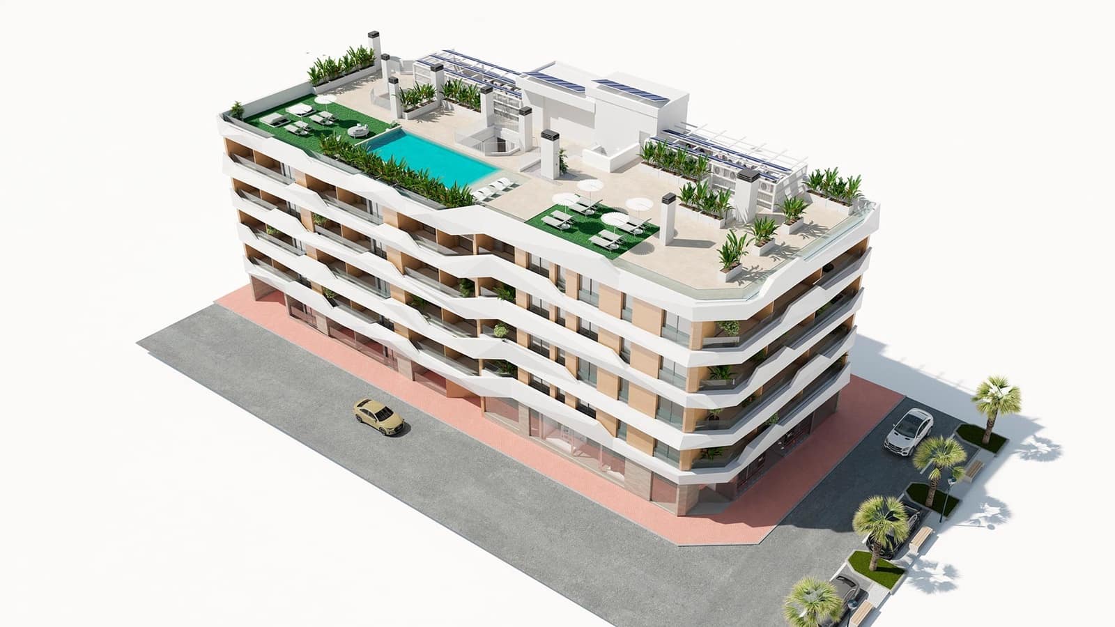 2 Zimmer Penthouse zu verkaufen in Guardamar del Segura mit Pool Garage - 352.000 € (Ref: 10073225)