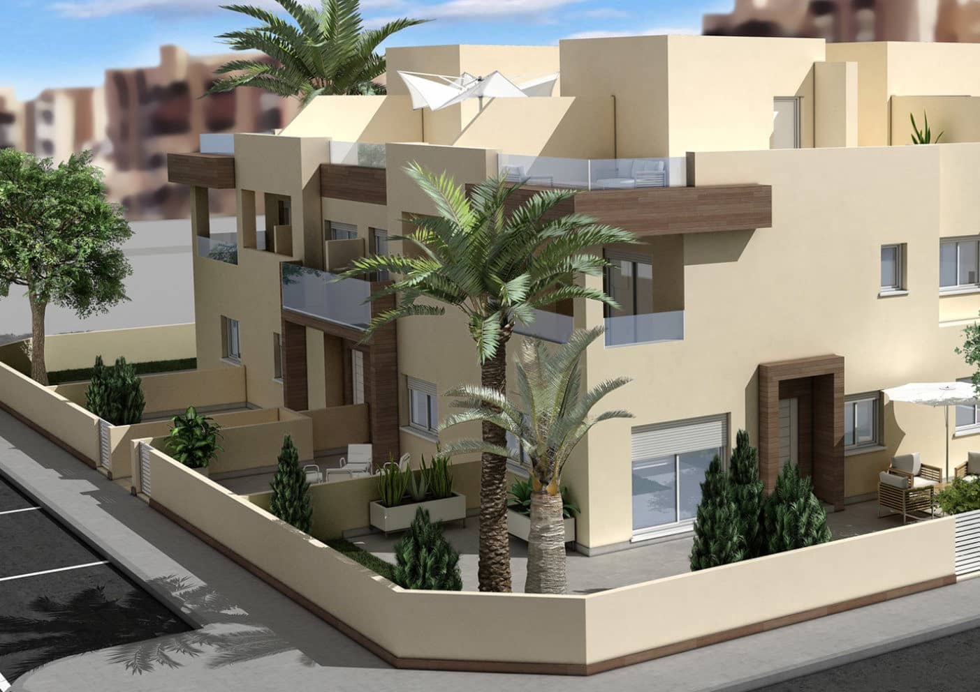 2 slaapkamer Villa te koop in La Manga del Mar Menor met zwembad garage - € 285.631 (Ref: 10073344)