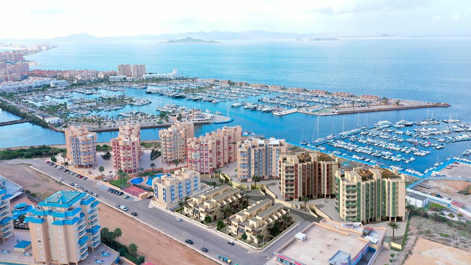 2 slaapkamer Villa te koop in La Manga del Mar Menor met zwembad garage - € 285.631 (Ref: 10073344)