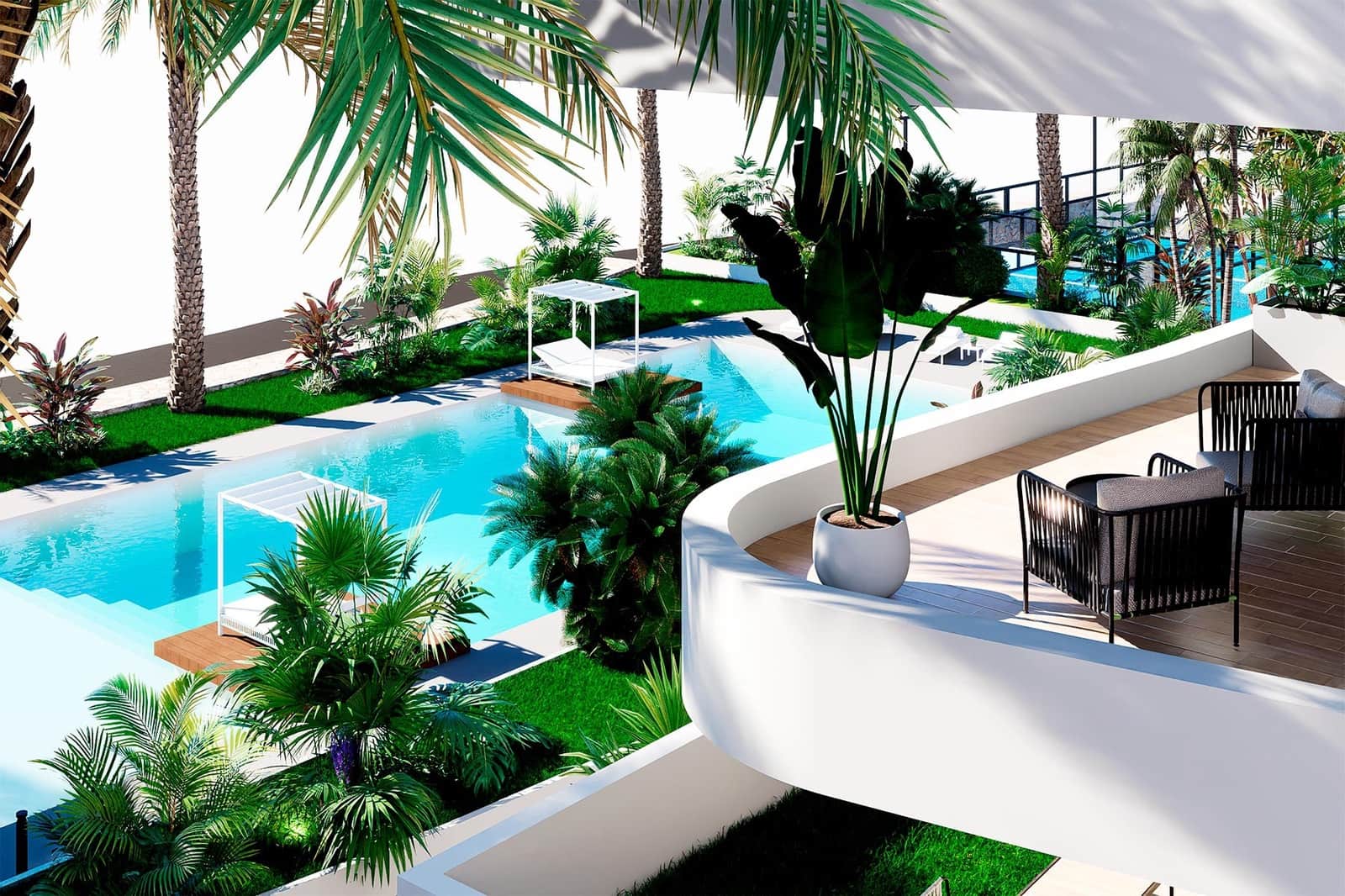 Apartamento de 2 habitaciones en Finestrat en venta con piscina garaje - 352.900 € (Ref: 10076956)