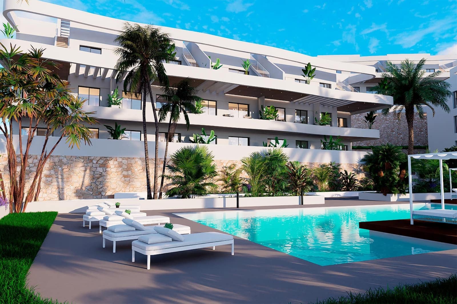 Apartamento de 2 habitaciones en Finestrat en venta con piscina garaje - 352.900 € (Ref: 10076956)
