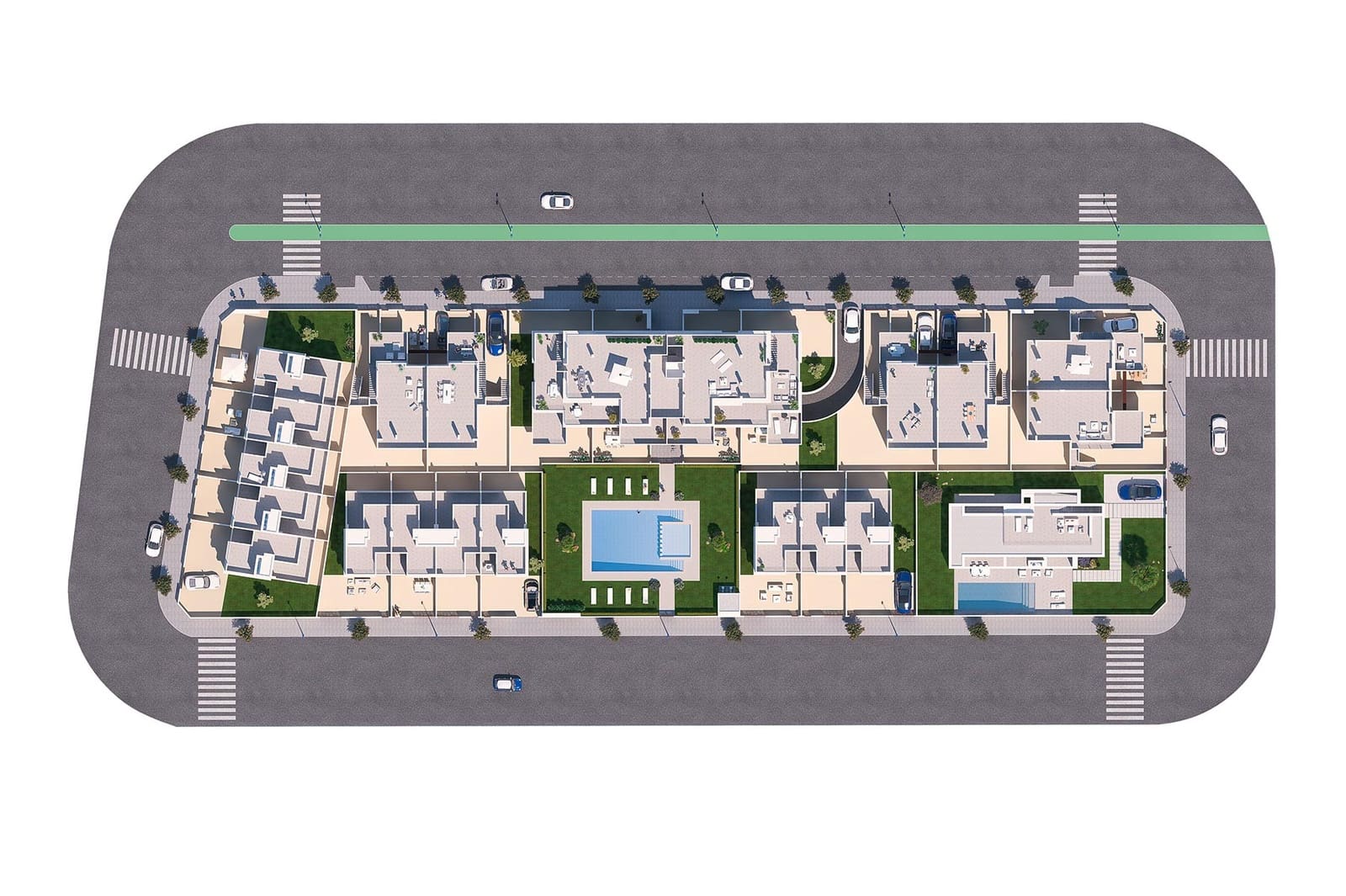 3 sypialnia Willa na sprzedaż w Pilar de la Horadada z basenem garażem - 459 900 € (Ref: 10086555)