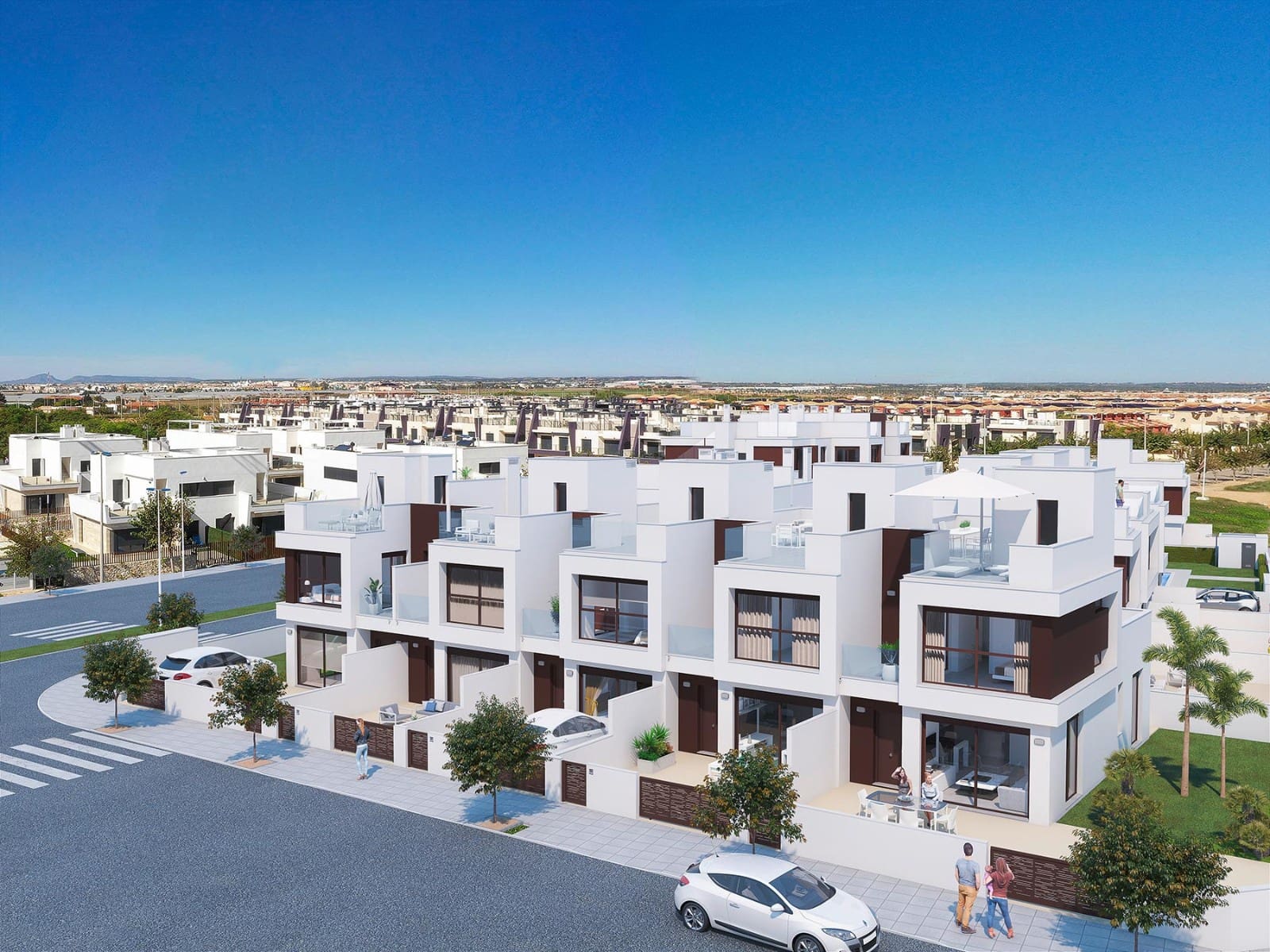 3 sypialnia Willa na sprzedaż w Pilar de la Horadada z basenem garażem - 459 900 € (Ref: 10086555)