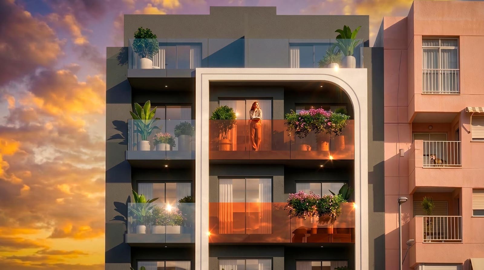 2 soveværelse Lejlighed til salg i Guardamar del Segura med swimmingpool - € 240.000 (Ref: 10112126)