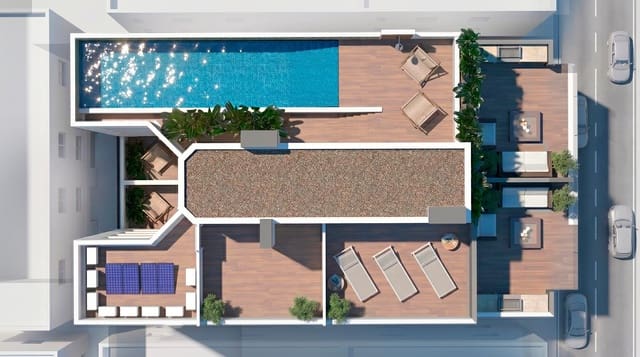 2 soveværelse Lejlighed til salg i Guardamar Playa, Guardamar del Segura med swimmingpool - € 240.000 (Ref: 10112126)