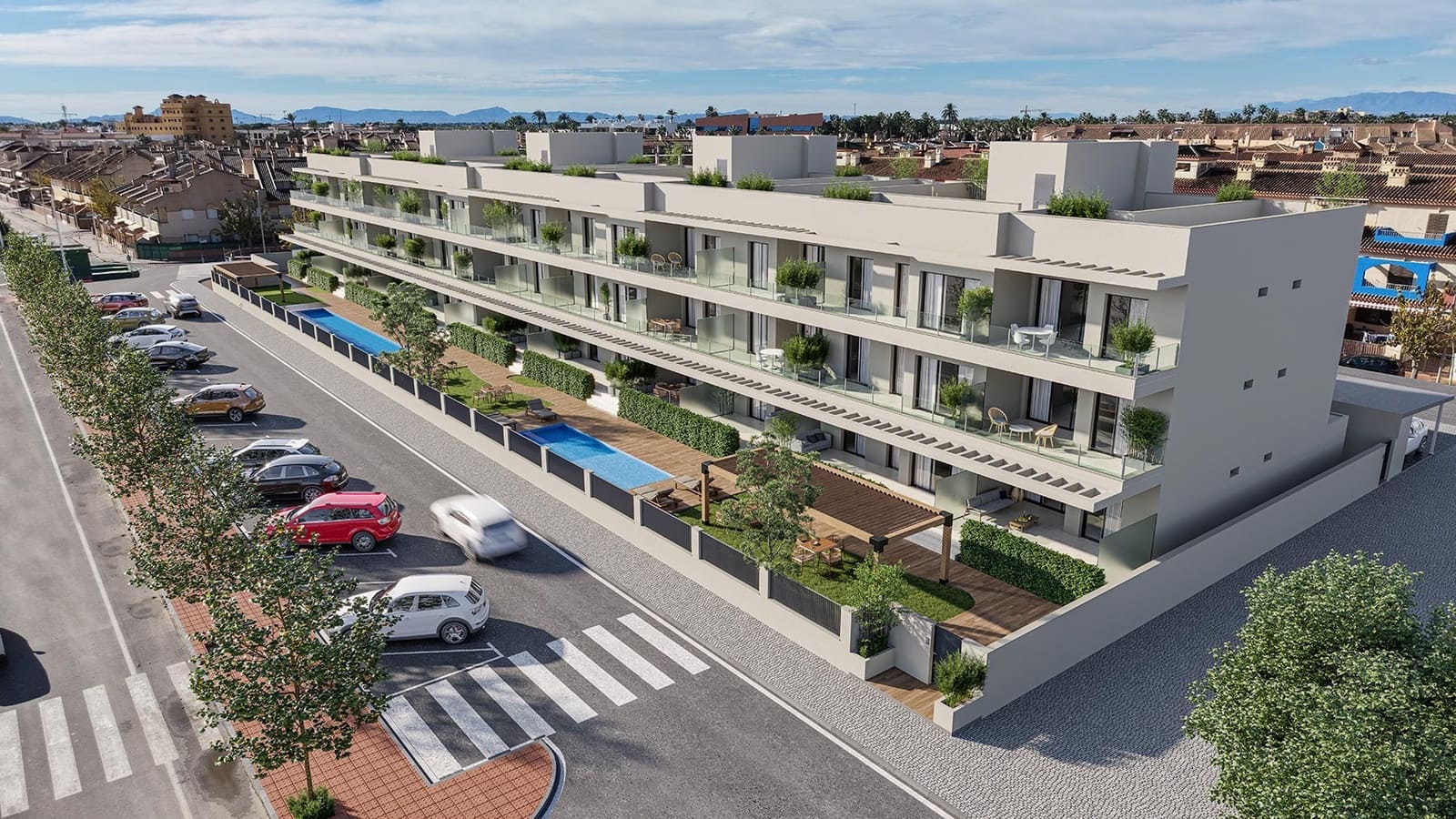 2 Zimmer Apartment zu verkaufen in Los Narejos mit Pool Garage - 339.000 € (Ref: 10136415)