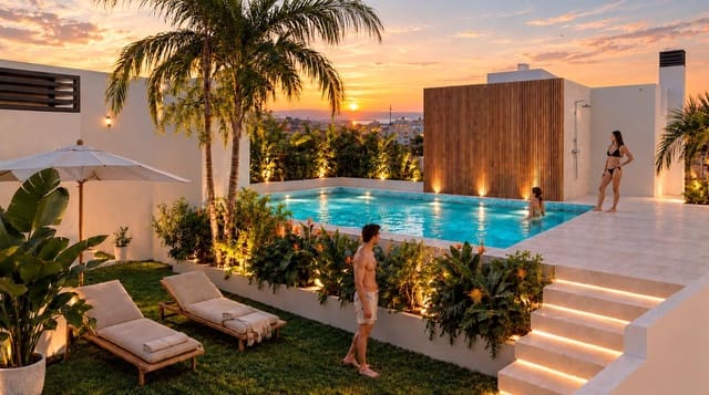 1 sovrum Takvåning till salu i Centro, Santa Pola med pool garage - 285 000 € (Ref: 10140321)