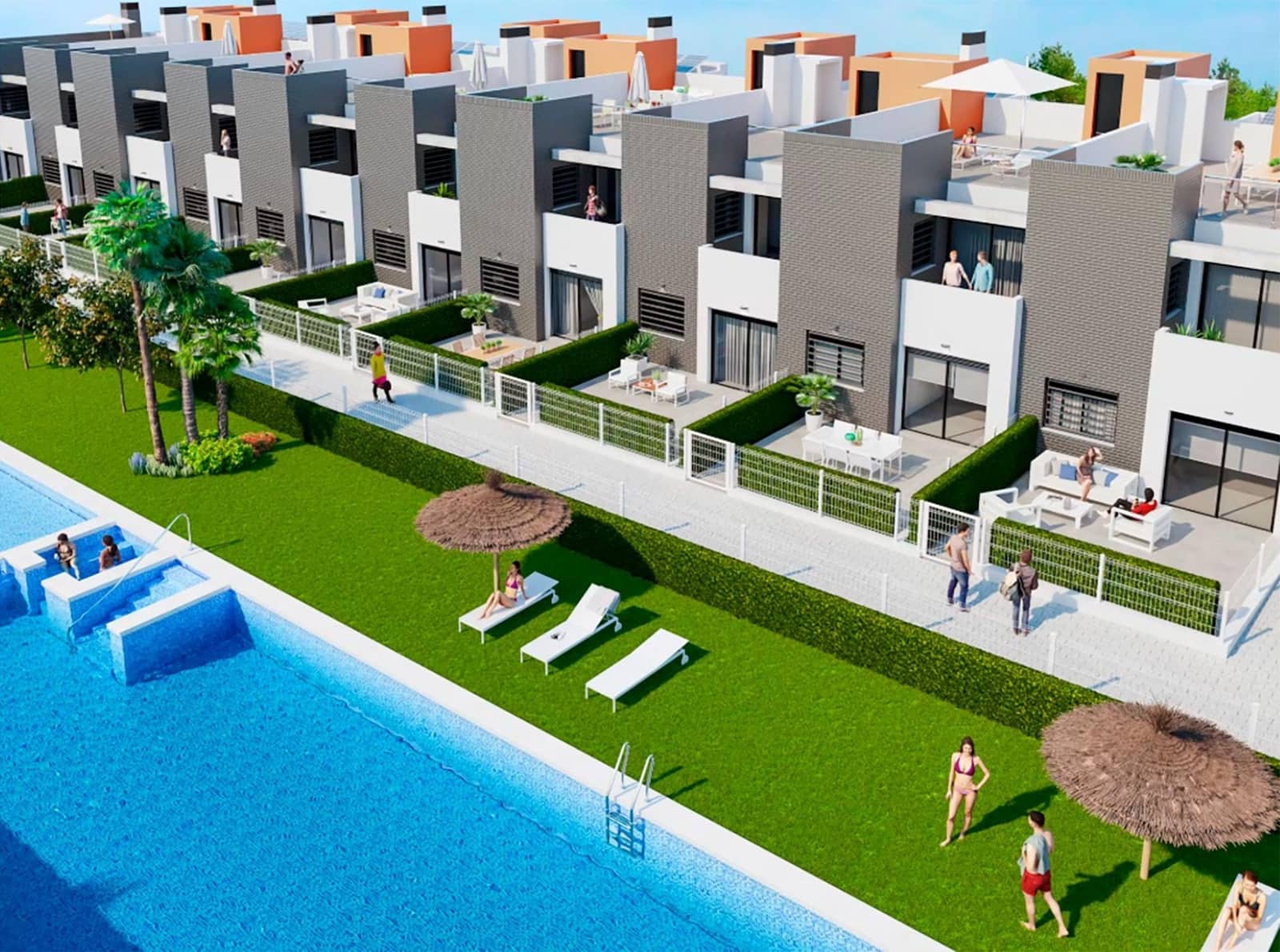 2 soveværelse Bungalow til salg i Torrevieja med swimmingpool garage - € 272.200 (Ref: 10181645)