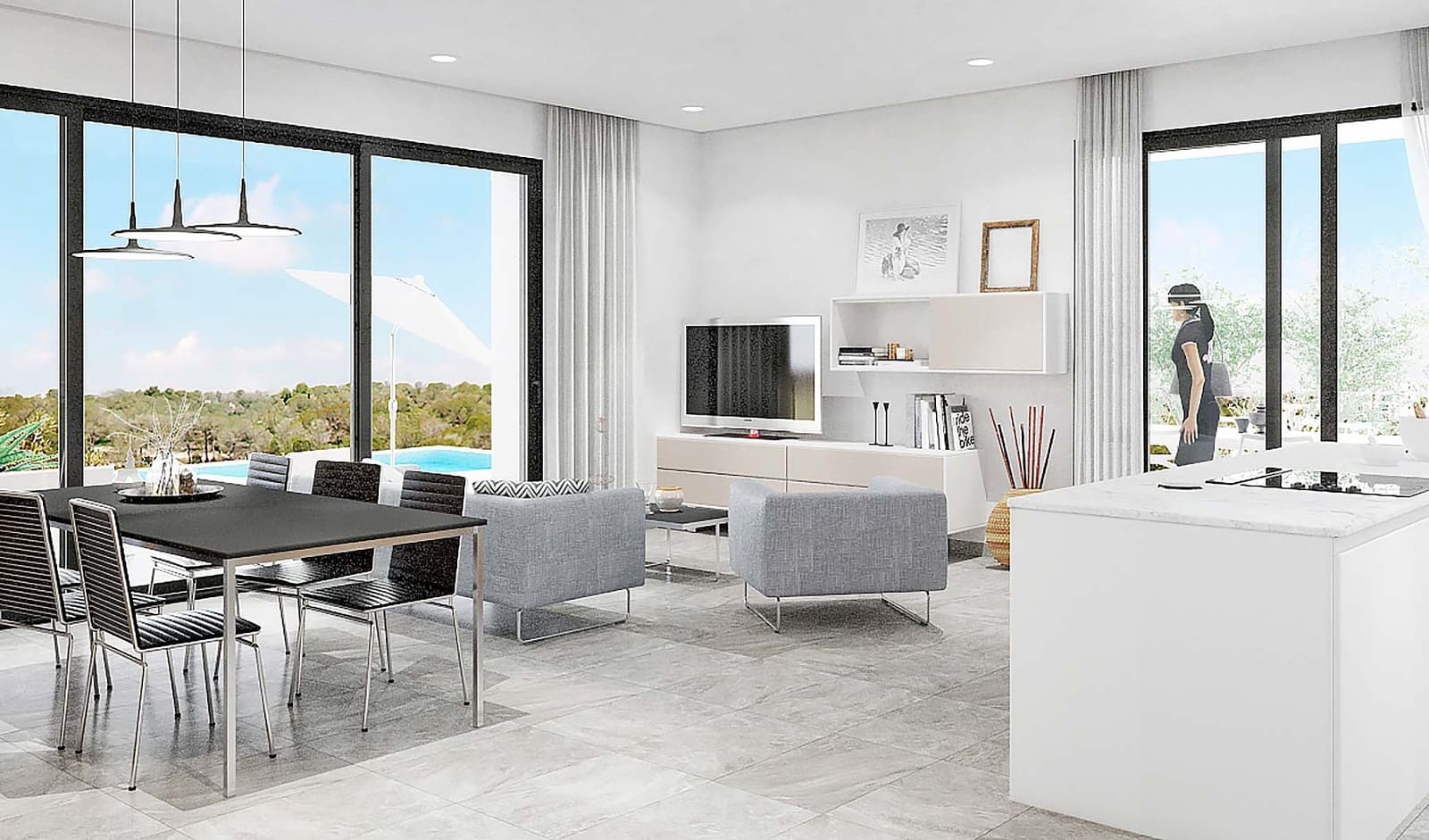 3 sypialnia Willa na sprzedaż w San Miguel de Salinas z basenem - 950 000 € (Ref: 7241280)