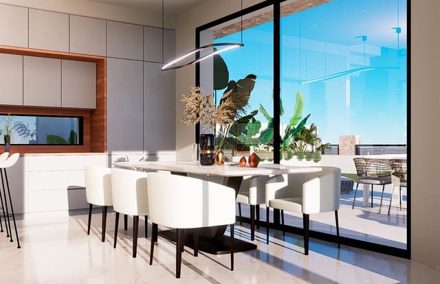 3 sypialnia Willa na sprzedaż w Balcón de Finestrat - Terra Marina, Finestrat z basenem garażem - 699 900 € (Ref: 9458856)