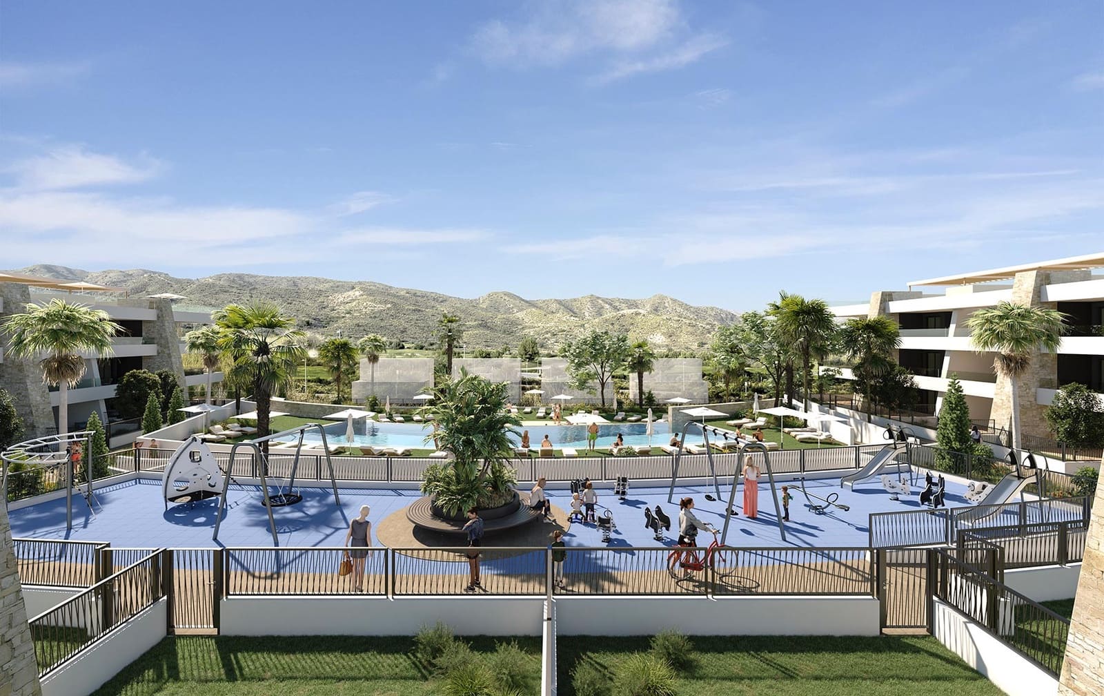 3 sovrum Takvåning till salu i Monforte del Cid med pool garage - 465 000 € (Ref: 9458876)