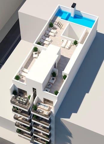 3 slaapkamer Appartement te koop in Playa del Cura, Torrevieja met zwembad - € 309.000 (Ref: 9458884)