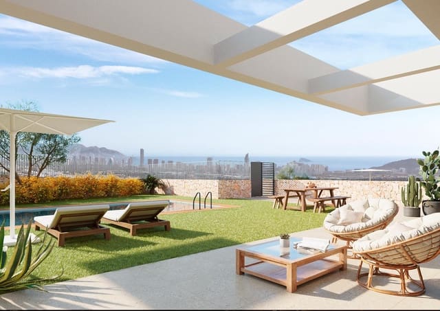 4 bedroom Villa for sale in Balcón de Finestrat - Terra Marina, Finestrat with pool garage - € 555,000 (Ref: 9458925)