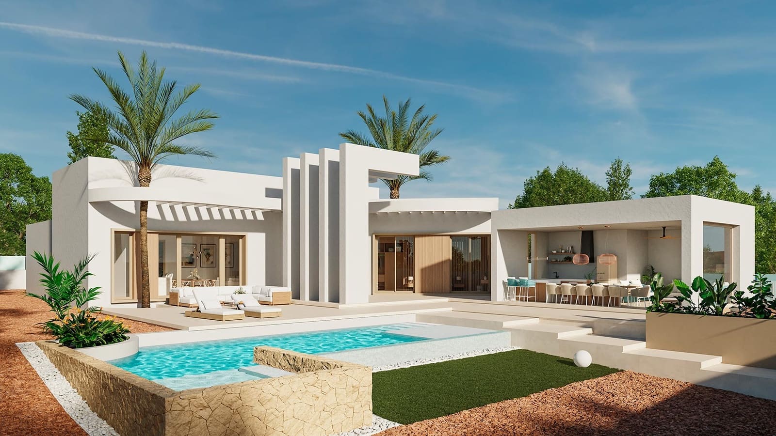 4 soveværelse Villa til salg i Algorfa med swimmingpool garage - € 995.000 (Ref: 9458931)