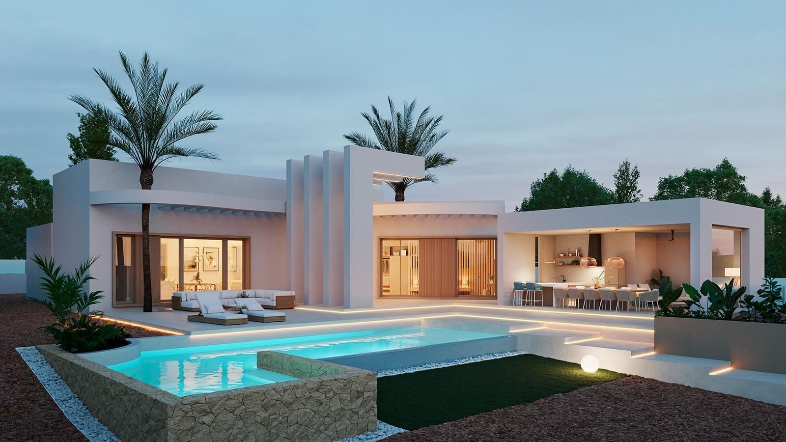 4 soveværelse Villa til salg i Algorfa med swimmingpool garage - € 995.000 (Ref: 9458931)