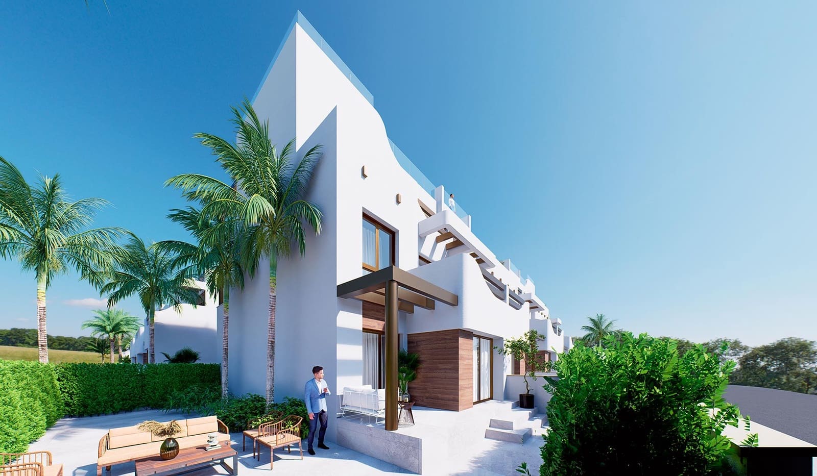 2 chambre Bungalow à vendre à Pilar de la Horadada avec piscine garage - 339 000 € (Ref: 9458940)