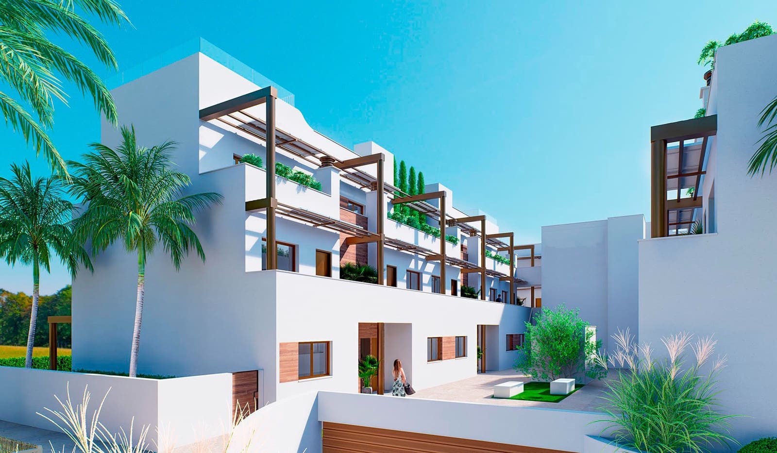 2 chambre Bungalow à vendre à Pilar de la Horadada avec piscine garage - 339 000 € (Ref: 9458940)