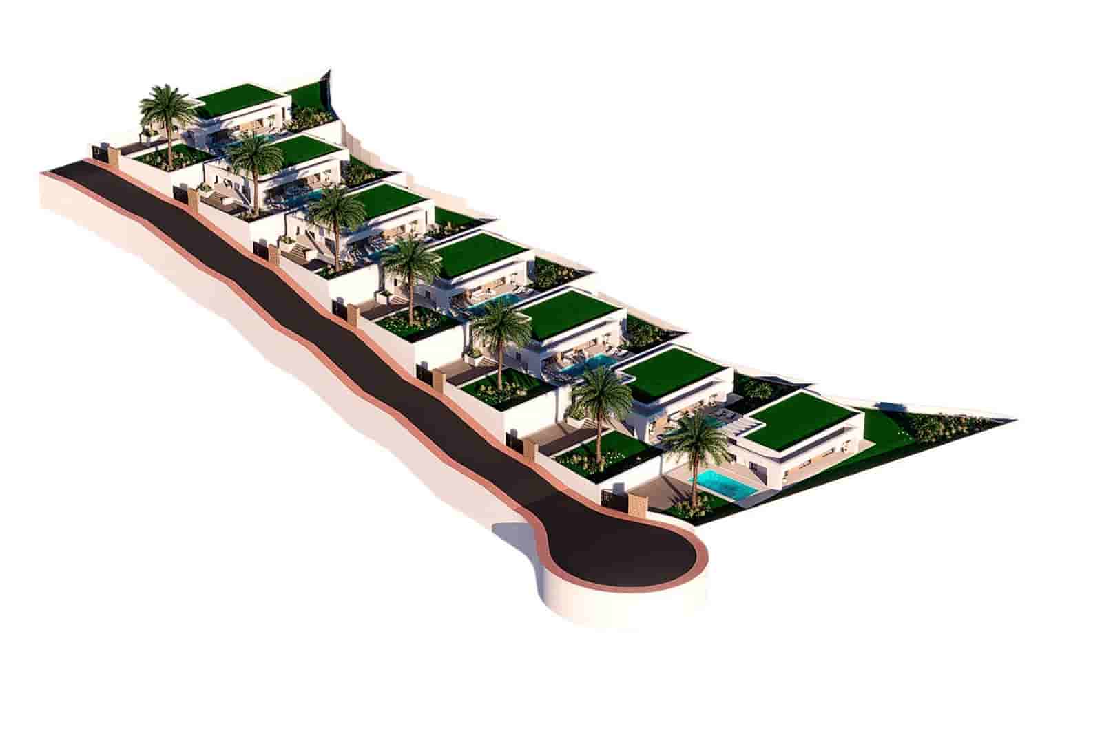 3 makuuhuone Huvila myytävänä paikassa Finestrat mukana uima-altaan 
autotalli - 725 900 € (Ref: 9458963)