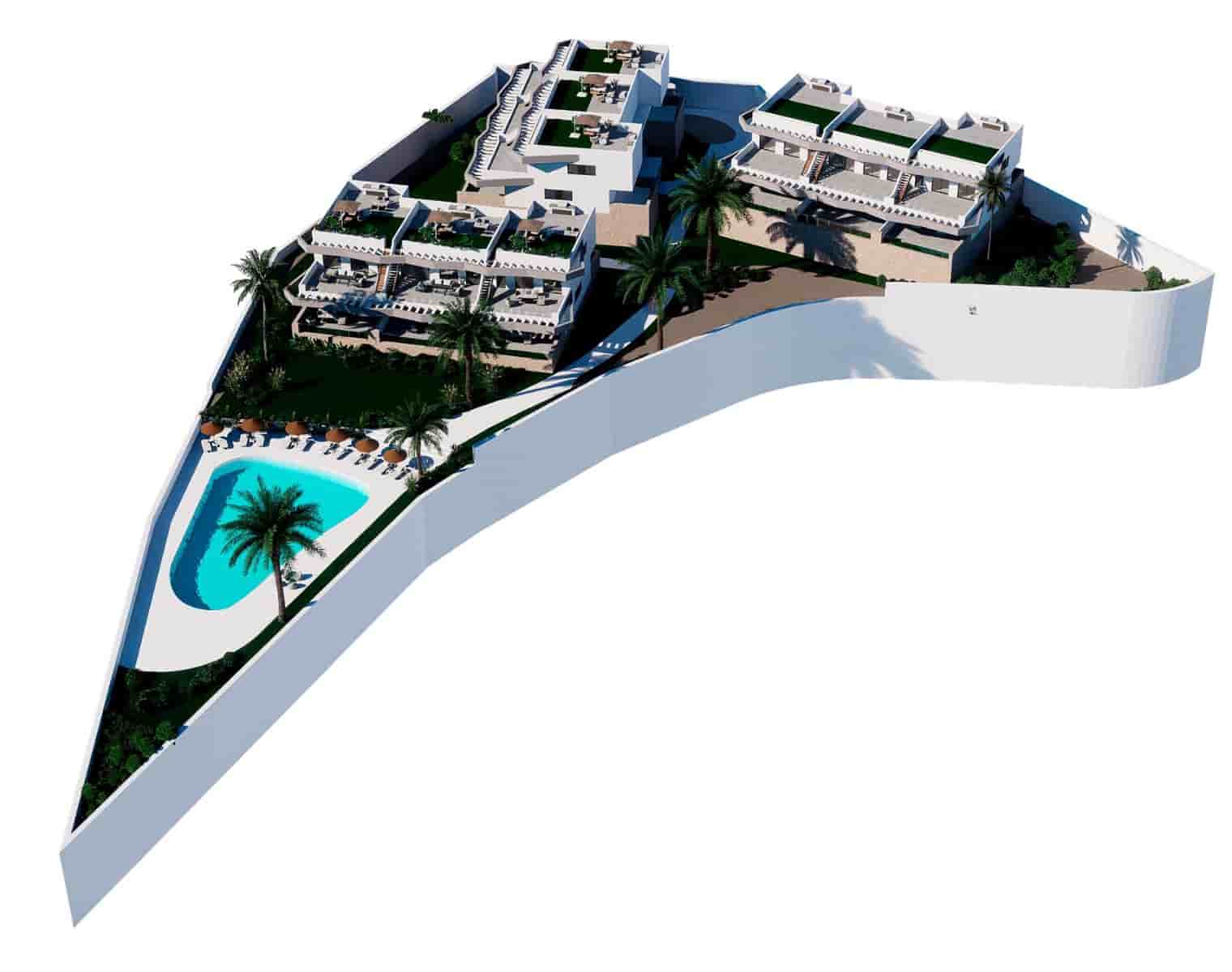 3 chambre Bungalow à vendre à Finestrat avec piscine garage - 449 900 € (Ref: 9458970)