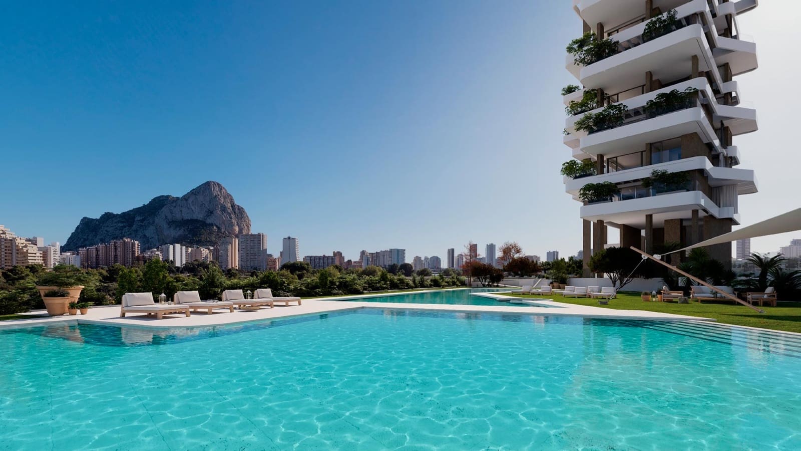 3 Zimmer Penthouse zu verkaufen in Calpe / Calp mit Pool Garage - 1.672.000 € (Ref: 9458989)