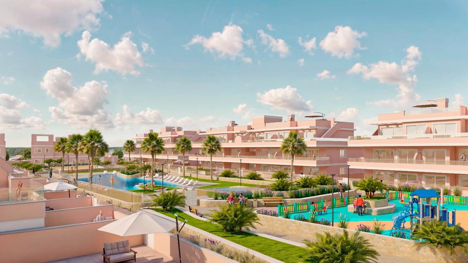 3 chambre Appartement à vendre à Pilar de la Horadada avec piscine garage - 299 900 € (Ref: 9459003)