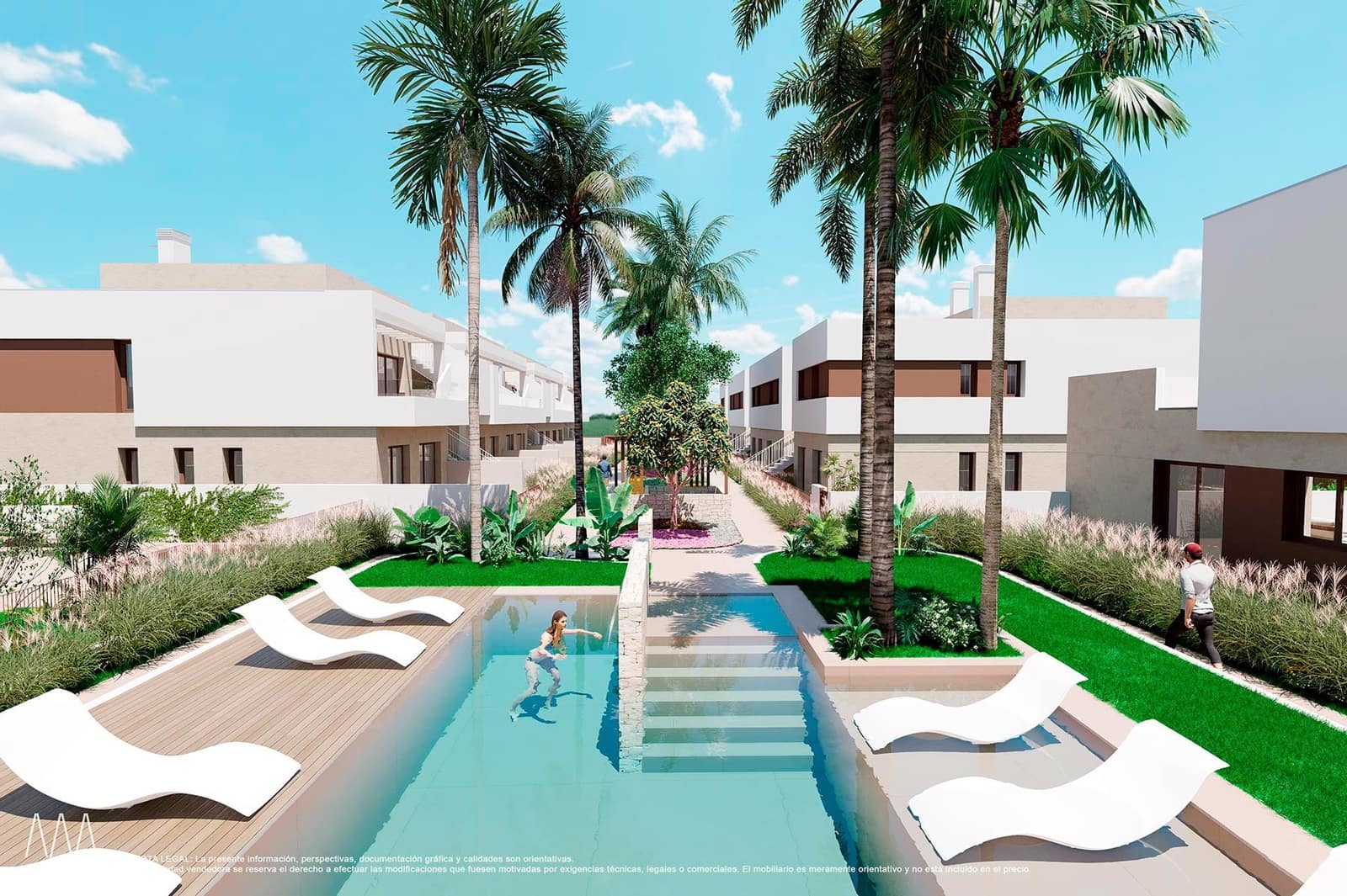 3 Zimmer Bungalow zu verkaufen in Los Alcazares mit Pool Garage - 320.000 € (Ref: 9459011)