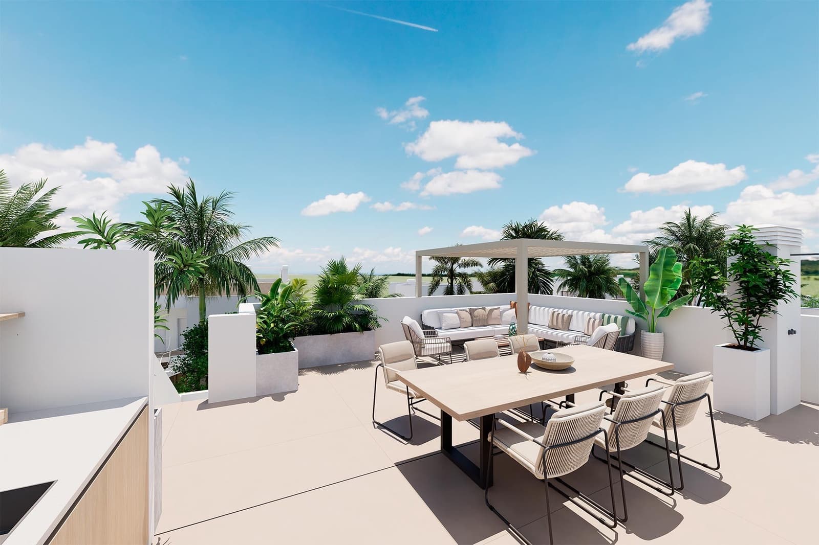 3 makuuhuone Bungalow myytävänä paikassa Los Alcazares mukana uima-altaan 
autotalli - 350 000 € (Ref: 9459012)