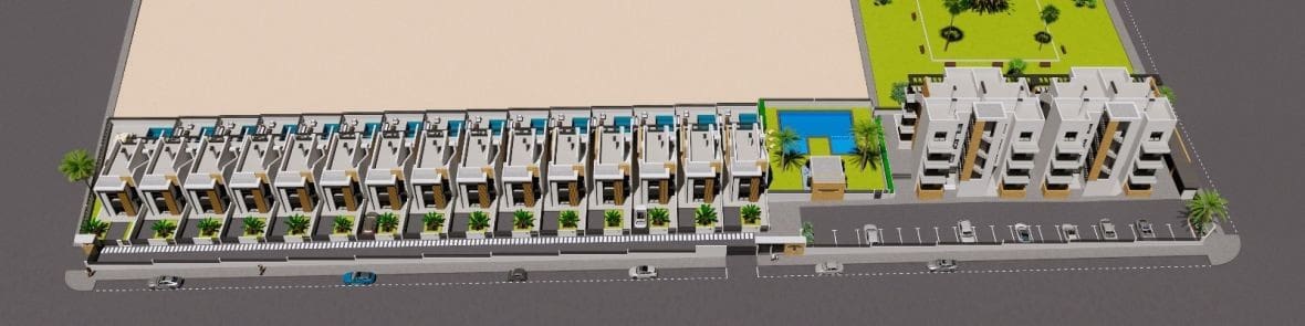 2 chambre Penthouse à vendre à Aguas Nuevas avec piscine garage - 399 000 € (Ref: 9459014)